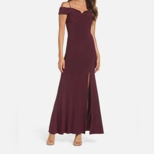 Elegant Purple Maxi Dress